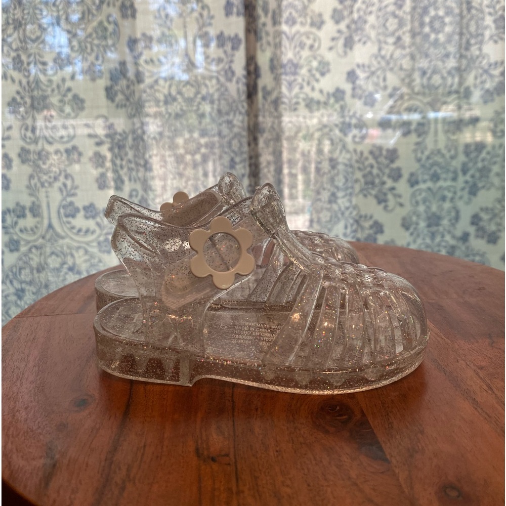Baby girl Jelly Sandals, like new!